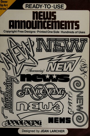 Cover of Ready-To-Use News Announcements