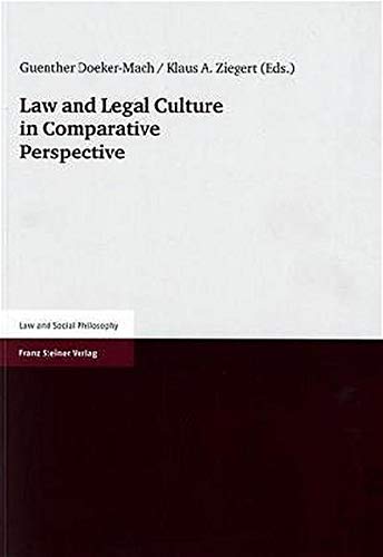 Book cover for Law and Legal Culture in Comparative Perspective