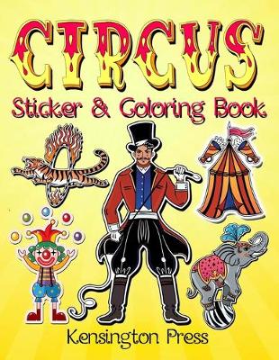 Book cover for Circus Sticker & Coloring Book