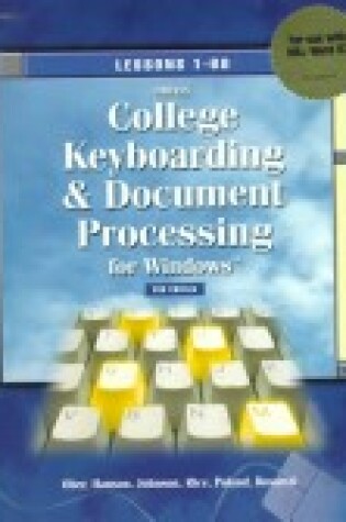 Cover of Gregg College Keyboarding and Document Processing for Windows, Book 1 Shrinwrap for Ms Word 97