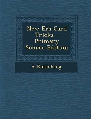 Book cover for New Era Card Tricks - Primary Source Edition