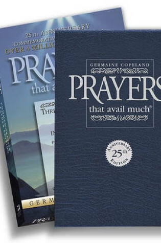 Cover of Prayers That Avail Much 25th Anniversary Commemorative Navy Leather