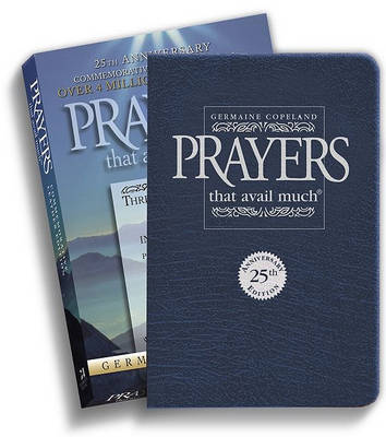 Book cover for Prayers That Avail Much 25th Anniversary Commemorative Navy Leather