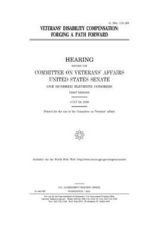 Cover of Veterans' disability compensation