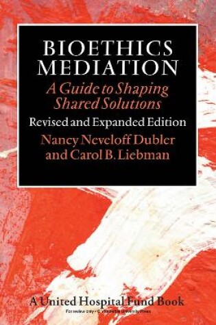 Cover of Bioethics Mediation