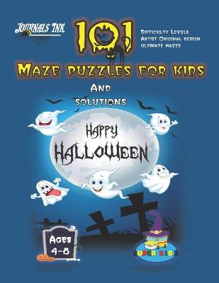 Book cover for 101 Maze Puzzles for Kids