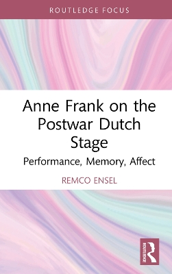 Book cover for Anne Frank on the Postwar Dutch Stage