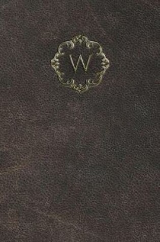 Cover of Monogram "W" Notebook