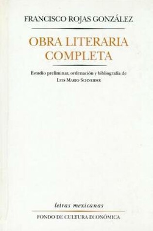 Cover of Obra Literaria Completa