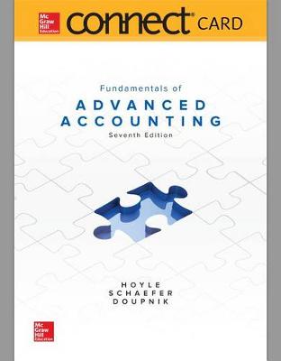 Book cover for Connect Access Card for Fundamentals of Advanced Accounting