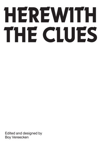 Cover of Herewith the Clues