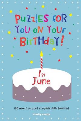 Book cover for Puzzles for you on your Birthday - 1st June