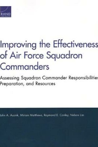 Cover of Improving the Effectiveness of Air Force Squadron Commanders