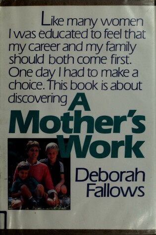 Cover of A Mother's Work