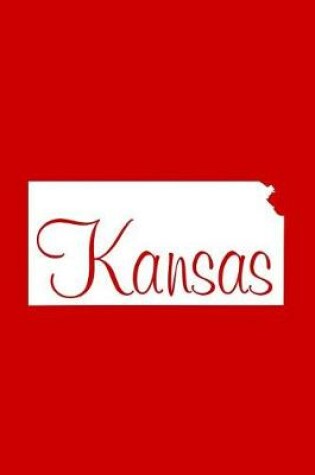 Cover of Kansas - Red Lined Notebook with Margins