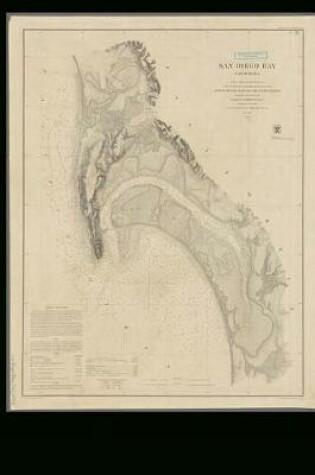 Cover of Vintage Map of San Diego Bay from 1859 - California Journal