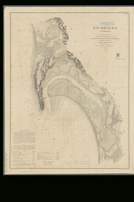 Book cover for Vintage Map of San Diego Bay from 1859 - California Journal