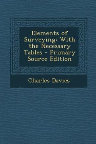 Cover of Elements of Surveying