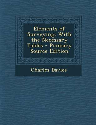 Book cover for Elements of Surveying