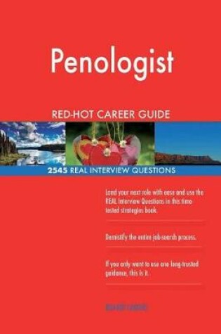 Cover of Penologist RED-HOT Career Guide; 2545 REAL Interview Questions