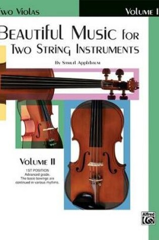 Cover of Beautiful Music for Two String Instruments Book II