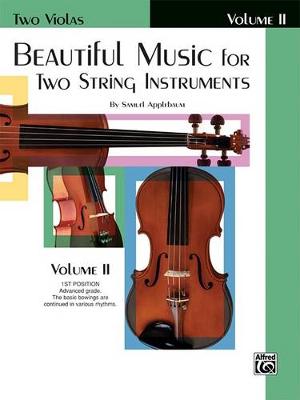 Book cover for Beautiful Music for Two String Instruments Book II