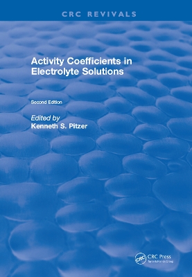 Book cover for Activity Coefficients in Electrolyte Solutions