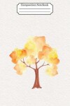 Book cover for Composition Notebook Watercolor Tree Design Vol 6