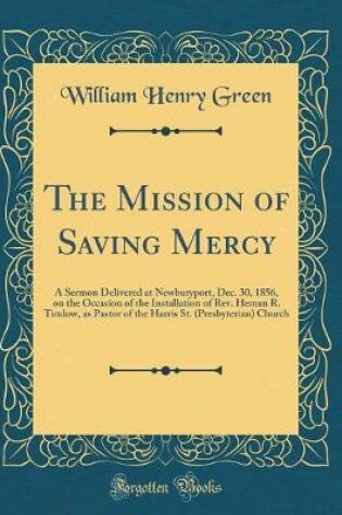Cover of The Mission of Saving Mercy