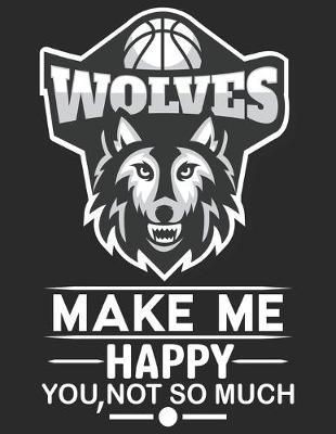 Book cover for Wolves Make Me Happy You, Not So Much