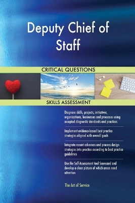 Book cover for Deputy Chief of Staff Critical Questions Skills Assessment