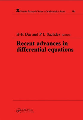 Cover of Recent Advances in Differential Equations