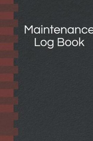 Cover of Maintenance Log Book