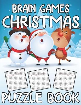 Book cover for Brain Games Christmas Word Search