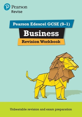 Cover of Pearson REVISE Edexcel GCSE (9-1) Business Revision Workbook