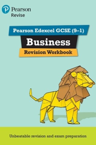 Cover of Pearson REVISE Edexcel GCSE (9-1) Business Revision Workbook
