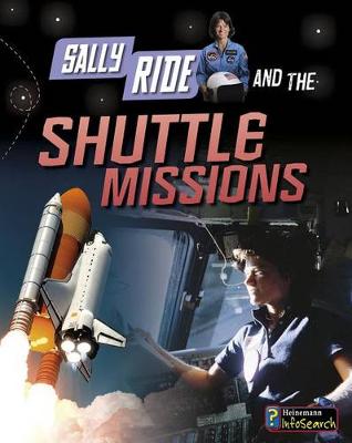 Book cover for Sally Ride and the Shuttle Missions (Adventures in Space)