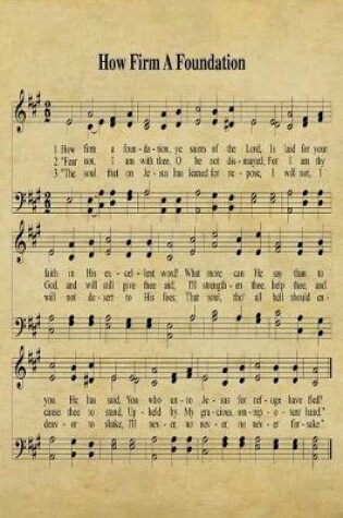 Cover of How Firm A Foundation Hymn Journal