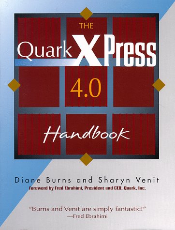 Book cover for QuarkXpress 4.0 Official Handbook for Macintosh and Windows