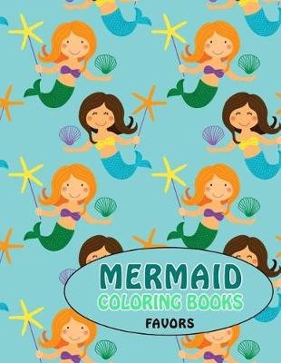 Book cover for Mermaid Coloring Book Favors