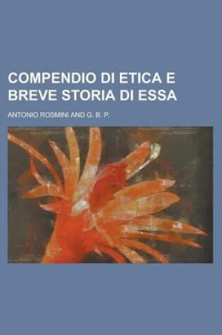 Cover of Compendio Di Etica E Breve Storia Di Essa