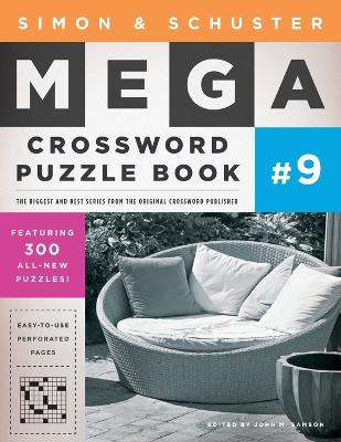 Book cover for Simon & Schuster Mega Crossword Puzzle Book #9