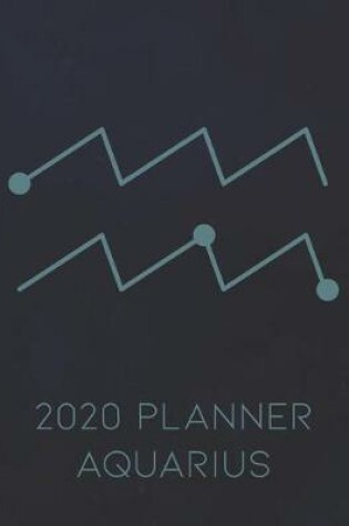 Cover of 2020 Planner Aquarius
