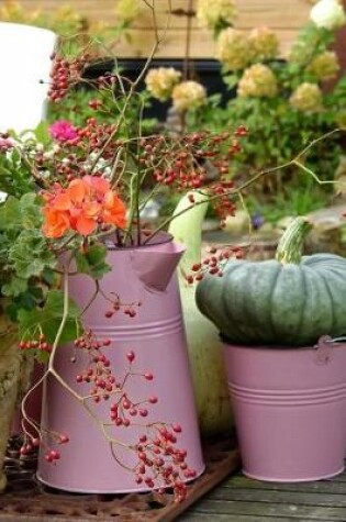 Cover of Pink Planters in a Spring Garden Journal