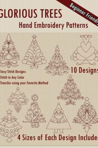 Cover of Glorious Trees Hand Embroidery Patterns