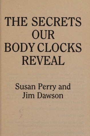 Cover of SEC/Body Clock Reveals