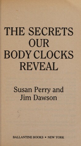 Book cover for SEC/Body Clock Reveals