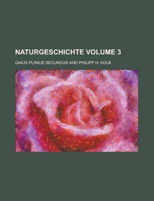 Book cover for Naturgeschichte Volume 3