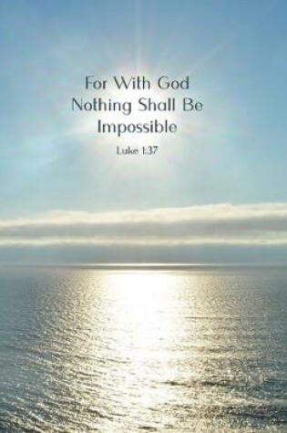 Cover of For With God Nothing Shall Be Impossible Luke 1