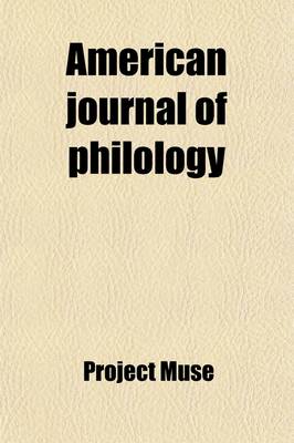 Book cover for American Journal of Philology (Volume 37)